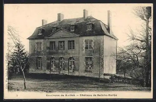 AK Gaillon, Château de Sainte-Barbe