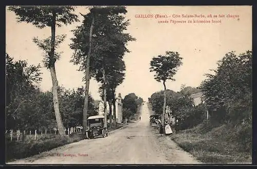 AK Gaillon, Côte Sainte-Barbe, épreuve annuelle du kilomètre lancé