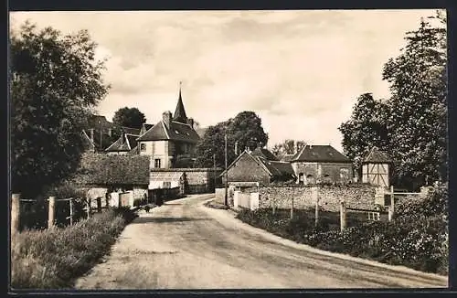 AK Hébécourt, Entrée du village