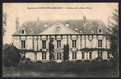 AK Fontaine-sous-Jouy, Château de la Ronce (Face)