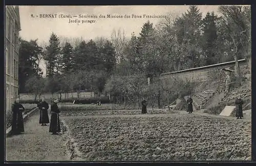 AK Bernay, Séminaire des Missions des Pères Franciscains, Jardin potager