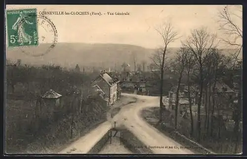 AK Corneville-lès-Cloches, Vue générale