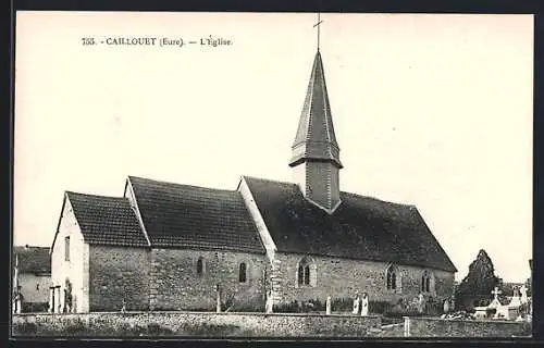 AK Caillouet, L`église