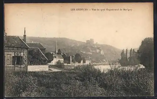 AK Les Andelys, Vue du quai Enguerrand de Marigny