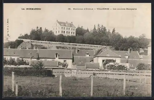 AK Tillières, Les anciens Remparts