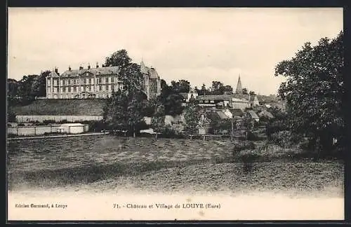 AK Louye, Château et village de Louye (Eure)