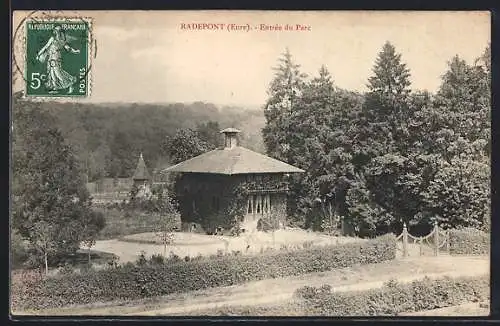 AK Radepont, Entrée du parc