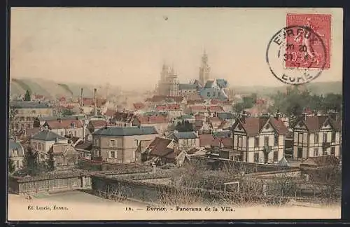 AK Évreux, Panorama de la Ville