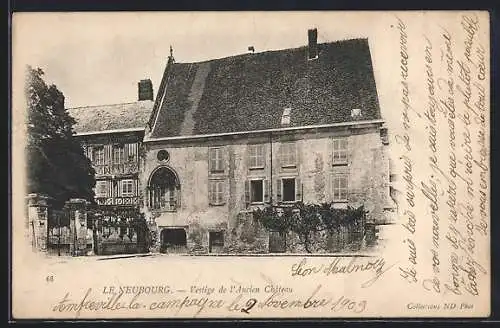 AK Le Neubourg, Vestige de l`Ancien Château