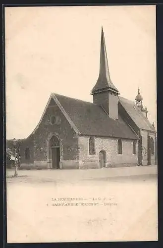 AK Saint-André-de-l`Eure, L`église en Normandie