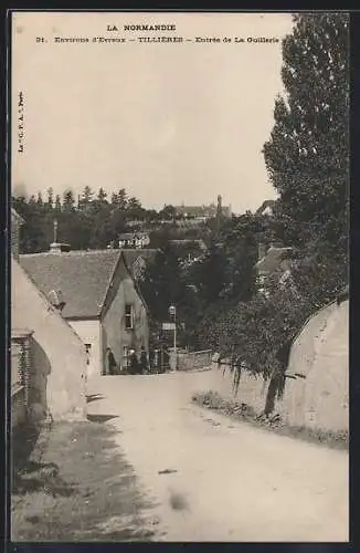 AK Tillières, Entrée de La Guillerie