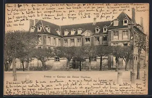 AK Évreux, Couvent des Dames Ursulines