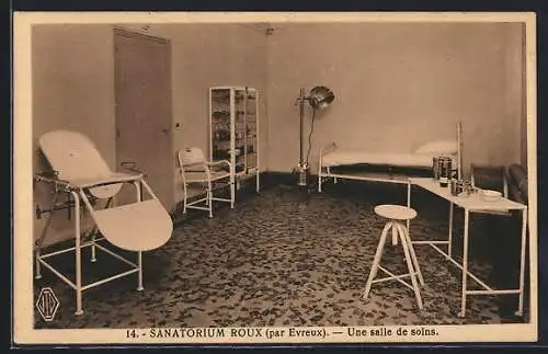 AK Évreux, Sanatorium Roux, Une salle de soins