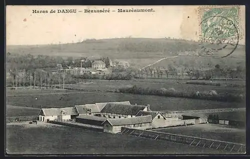 AK Dangu, Haras de Beausséré Maureaumont et paysage environnant