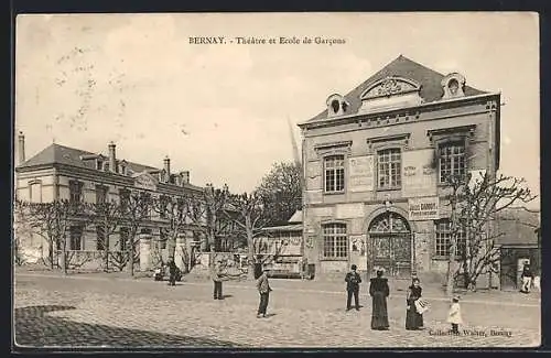 AK Bernay, Théâtre et École de Garcons