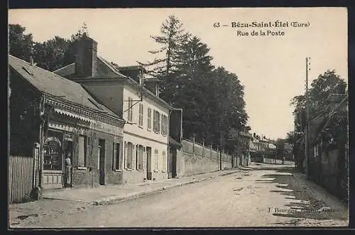 AK Bézu-Saint-Éloi, Rue de la Poste