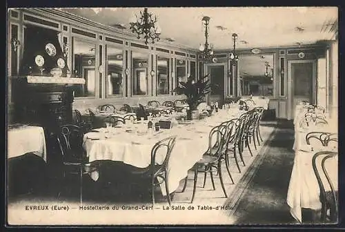 AK Évreux, Hostellerie du Grand-Cerf, La Salle de Table-d`Hôte