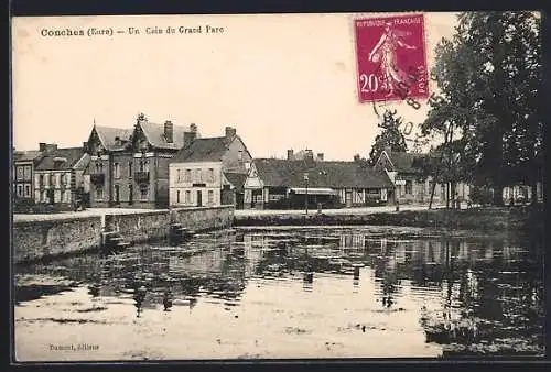 AK Conches, Un Coin du Grand Parc