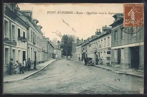 AK Pont St-Pierre, Quartier vers la Gare