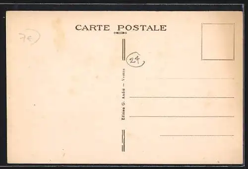 AK Vernon, Hôtel d`Évreux avec terrasse et parasols