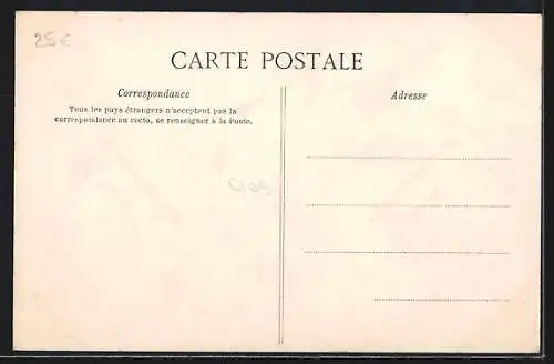 AK Saint-André-de-l`Eure, L`Avenue Victor-Hugo avec arbres taillés et charrette
