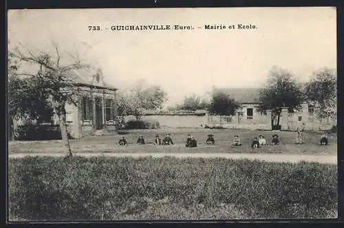 AK Guichainville, Mairie et école