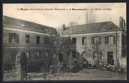 AK Beaumensnil, La Maison de Repos pour les jeunes ouvrières parisiennes