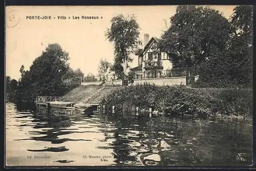 AK Porte-Joie, Villa « Les Roseaux » au bord de l`eau