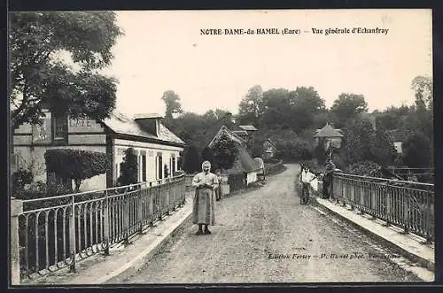 AK Notre-Dame-du-Hamel, Vue générale d`Échanfray