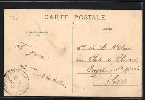 AK Damville, La Rue de la Geôle