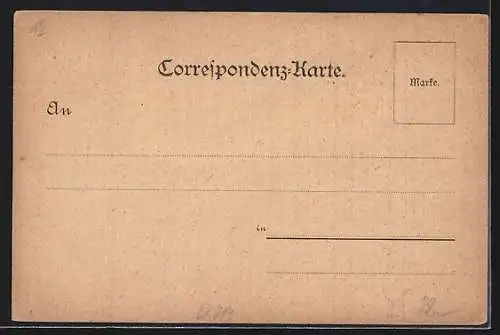 Lithographie Bad Hall /Oberoesterreich, Totalansicht, florales Passepartout