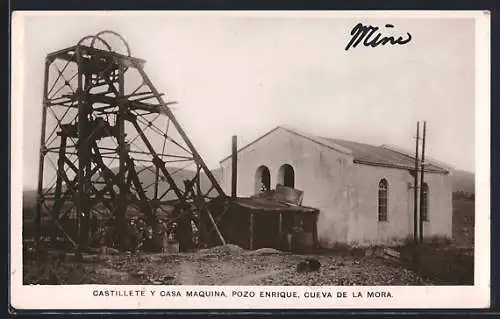 AK Huelva, Cueva de la Mora, Castillete y Casa Maquine, Pozo Enrique