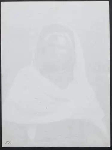 Fotografie unbekannter Fotograf und Ort, Algere aus Touggourt in landestypischer Tracht, Afrikaner, Type de Touggourth
