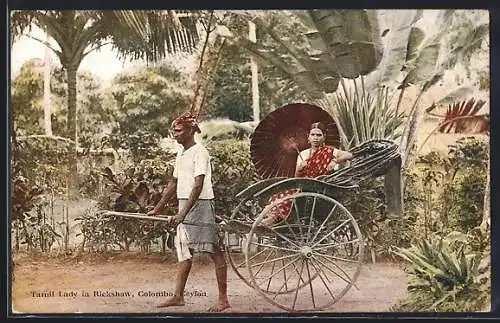 AK Colombo, Tamil Lady in Rickshaw