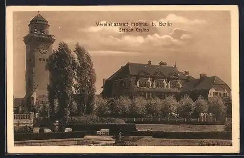 AK Berlin-Frohnau, Vereinslazarett, Station Casino