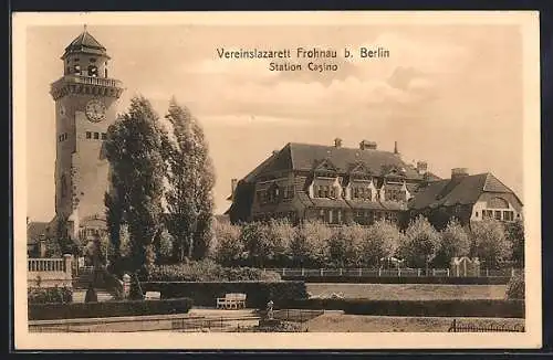 AK Berlin-Frohnau, Vereinslazarett, Station Casino