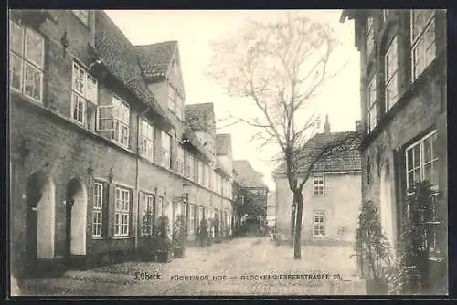 AK Lübeck, Füchtings-Hof, Glockengiesserstrasse 25