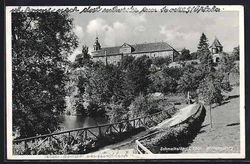 AK Schmalkalden /Th., Partie am Schloss Wilhelmsburg