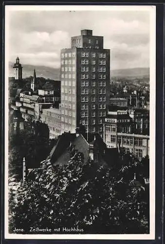 AK Jena, Zeisswerke mit Hochhaus