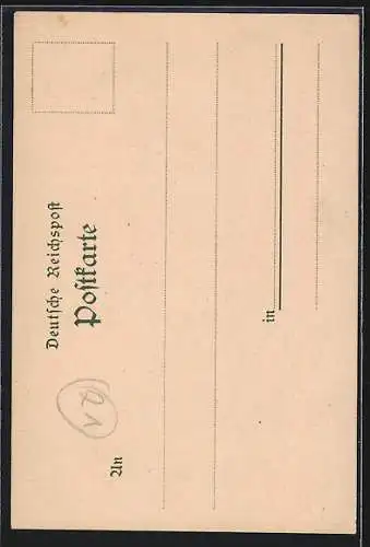 Künstler-AK Bismarck mit Hut, ein treuer Deutscher Diener Kaiser Wilhelm I.