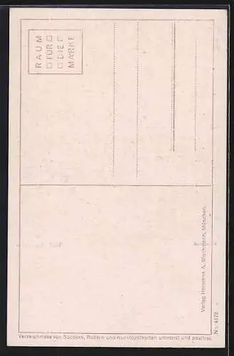 Künstler-AK Matthäus Schiestl: Tiroler Landschaft, Mappe 33