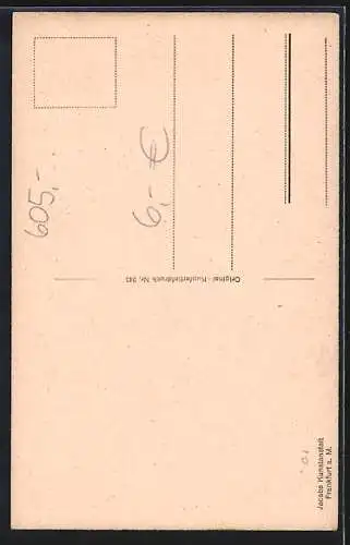 AK Frankfurt a. M., Denkmal Den Opfern des Krieges i. d. Taunusanlage