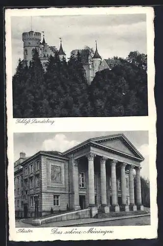 AK Meiningen, Theater, Schloss Landsberg