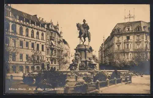 AK Köln-Neustadt, Kaiser Wilhelm Denkmal