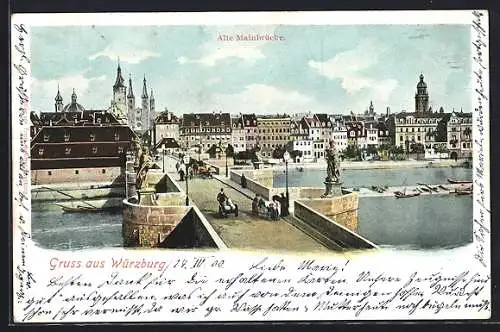 AK Würzburg, Alte Mainbrücke