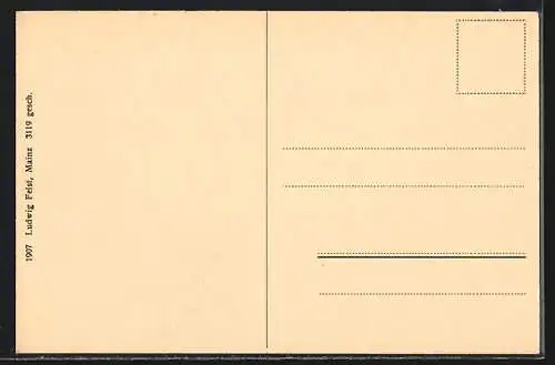 AK Berncastel-Cues, Totalansicht mit Mosel