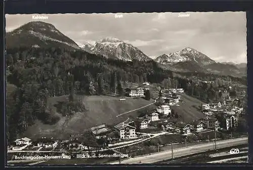 AK Berchtesgaden, Hansererweg, Blick von der Sonnenterrasse