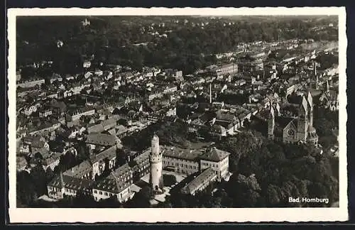 AK Bad Homburg, Ortsansicht aus der Vogelschau