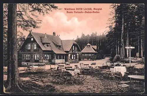 AK Forbach, Wald-Gasthaus Rote Lache