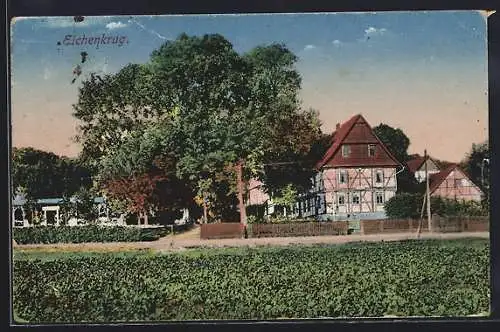 AK Gleichen / Göttingen, Gasthaus Eichenkrug